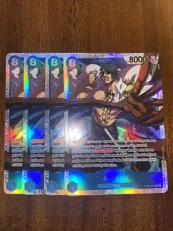 ONE PIECE CCG WINGS OF THE CAPTAIN 4x ARAMAKI OP06-043 SR PLAYSET - Image 2
