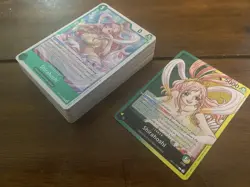 Shirahoshi Yellow Green Fishman OP12 Complete Deck - One Piece TCG Ready To Play - Image 1
