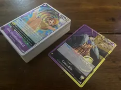 Crocodile Purple Yellow OP12 Complete Deck - One Piece TCG Ready To Play - Image 1