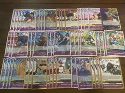 Crocodile Purple Yellow OP12 Complete Deck - One Piece TCG Ready To Play - Image 2