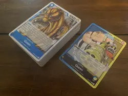 Queen Blue Yellow OP12 Complete Deck - One Piece TCG Ready To Play - Image 1
