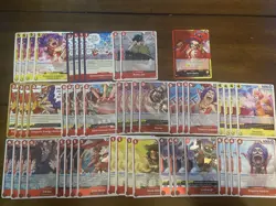 Belo Betty Yellow Red OP12 Complete Deck - One Piece TCG Ready To Play - Image 2