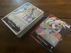 Monkey D Garp Red Black OP12 Complete Deck - One Piece TCG Ready To Play - Image 1