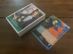 Sanji Green Blue OP12 Complete Deck - One Piece TCG Ready To Play - Image 1