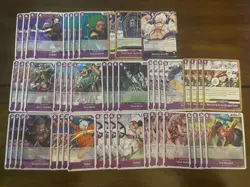 Monkey D Luffy Purple Black OP12 Complete Deck - One Piece TCG Ready To Play - Image 2