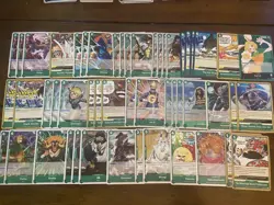 Carrot Green Minks OP12 Complete Deck - One Piece TCG Ready To Play - Image 2
