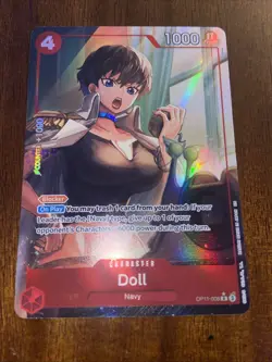 One Piece TCG Doll OP11-008 Alt Art A Fist of Divine Speed English - Image 1