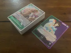 Lim Green Purple Odyssey OP12 Complete Deck - One Piece TCG Ready To Play - Image 1