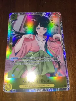 One Piece CCG Kouzuki Hiyori SR NM English OP06-106 - Image 1