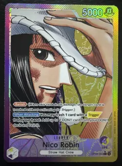 ONE PIECE Nico Robin OP09-062 Leader Parallel Alternate Art 🔥 🔥 - Image 1