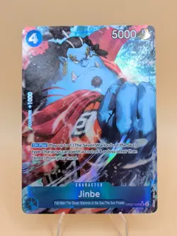 Jinbe OP07-045 SR Parallel Alt Art One Piece 500 Years in the Future - Image 1