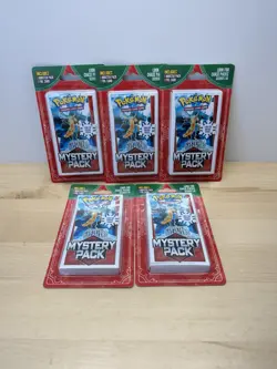 Pokemon Mystery Pack Sealed Seeded 1:10. EX Crystal Guardians Vintage Lot Of 5 - Image 1