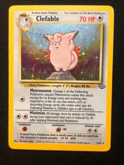 Pokemon Jungle Set Unlimited- Choose Your Card! 1999 Vintage- WoTC- LP/MP/HP/DMG - Image 2