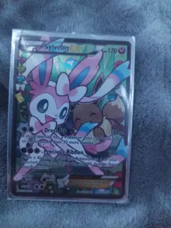 Sylveon EX RC32/RC32 Full Art Holo Pokemon Generations Radiant Collection - Image 3