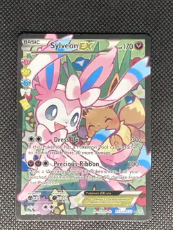 Sylveon EX RC32/RC32 Full Art Holo Pokemon TCG Generations Radiant Collection LP - Image 1