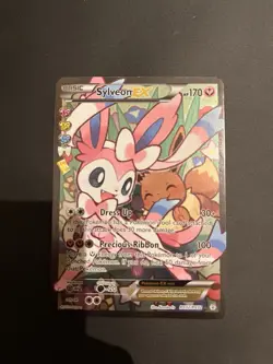 Sylveon EX RC32/RC32 Full Art Holo Pokemon TCG Generations Radiant Collection - Image 1