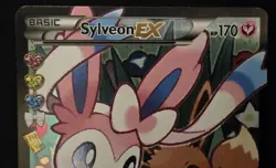 Pokemon TCG - SYLVEON EX #RC32 (Generations Radiant Collection) Full Art Holo - Image 3