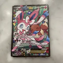 Sylveon EX RC32/RC32 Full Art Holo Pokemon TCG Generations Radiant Collection - Image 1