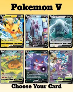 Pokemon V Cards: Choose Your Card - Ultra Rare, Promo, Full Art Holo - NM - Image 1