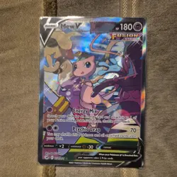 Pokemon Card Mew v SWSH Fusion Strike 251/264 Alt Art Secret Rare NM Condition - Image 1