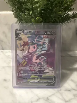 Pokemon TCG Mew V Alternate Full Art Holo Rare Card 251/264 Fusion Strike NM M - Image 1