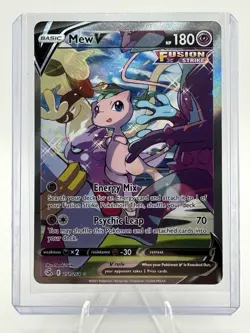 Mew V ⭐ 251/264 Holo Rare Ultra Fusion Strike 2021 Pokemon NM - Image 1