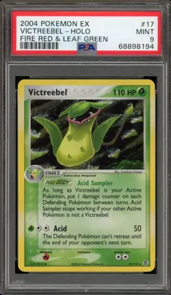 Pokemon Victreebel EX Fire Red & Leaf Green Holo Rare #17 PSA 9 Mint - Image 1