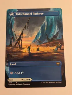 Barkchannel Pathway / Tidechannel Pathway (Borderles) X1 KHM MTG Kaldheim - Image 2