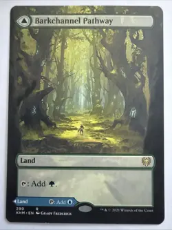 MTG - NM - Barkchannel Pathway Tide channel Pathway - Borderless - Kaldheim - Image 2
