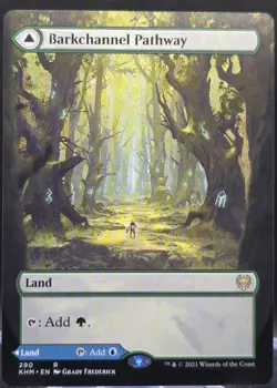 Barkchannel Pathway #290 Kaldheim Borderless Regular Rare - Image 1