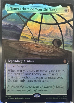 Planetarium of Wan Shi Tong (Extended Art) Magic the Gathering Avatar: TLA Foil - Image 1