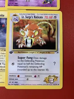 Pokemon Gym Heroes 1st Edition - Choose Your Card! 2000 Vintage WoTC - NM/LP - Image 3