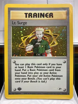 1st Edition - 1999-2000 WOTC Vintage Pokemon TCG Gym Heroes /132 Card New - Image 5