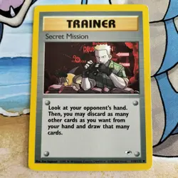 Secret Mission - 118/132 Gym Heroes - Pokemon Card - Image 1