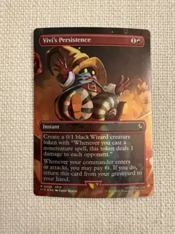 Vivi's Persistence (Borderless FOIL) R0458 MTG Commander: Final Fantasy - NM - Image 1
