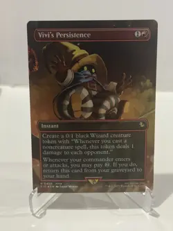 Vivi's Persistence (Borderless Foil) Commander: Final Fantasy - Image 1