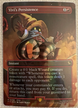 Magic the gathering: Final Fantasy Vivi's Persistence (Borderless FOIL) - Image 1