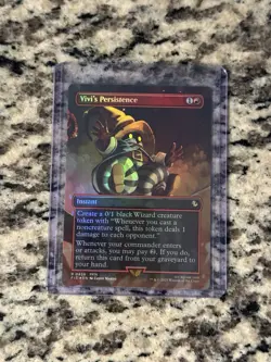 Vivi's Persistence (Borderless) Commander: Final Fantasy Foil - Image 1
