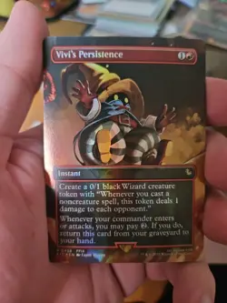 Vivi's Persistence (Borderless) Commander: Final Fantasy Foil - Image 1