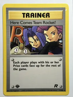 Here Comes Team Rocket! (71) 1st Edition Team Rocket 71/82 LP-NM Pokemon Card - Image 1