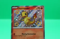 2024 Pokemon SV Paldean Fates PAF EN Charmander Holo #109/091 - Image 2