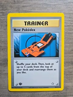 Pokemon TCG New Pokedex 95/111 1st Edition Neo Genesis NM - Image 1