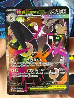 Mega Lopunny ex 128/094 Me02: Phantasmal Flames Holo Pokemon Card - Image 3