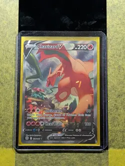 091 - Original Owner Charizard V 154/172 Brilliant Stars Alt Art Pokemon Card - Image 3