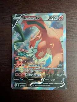 091 - Original Owner Charizard V 154/172 Brilliant Stars Alt Art Pokemon Card - Image 5