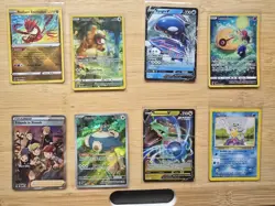 Pokemon Card Lot of 8 Cards - Squirtle, Rayquaza, Snorlax, Kyogre, - Image 1