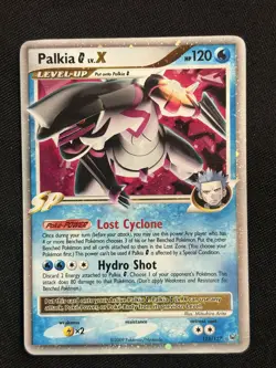 Palkia G Lv.X 125/127 Ultra Rare Platinum Heavily Played Pokemon Card - Image 1