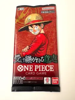 ONE PIECE Card Game OP-13 Booster Pack Japanese 8 Packs Sealed Bland New - Image 3