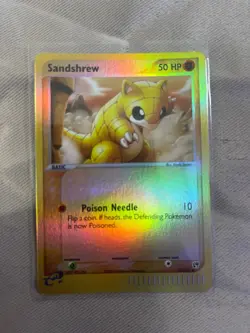 Sandshrew Reverse Holo 75/100 Ex Sandstorm Pokemon Card NM - Image 2
