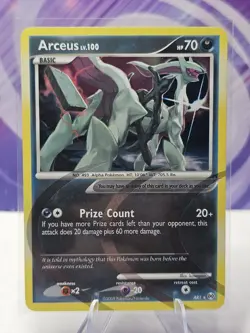 Arceus (AR1) AR1 Pokemon Holo Rare Arceus Card LP - Image 1